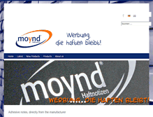 Tablet Screenshot of moynd.de